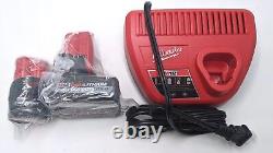 Milwaukee M12 12-Volt High Output 5.0 Ah and 2.5 Ah Battery Packs and Charger