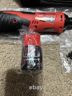 Milwaukee M12 2457-20 3/8'' Cordless Ratchet, Battery1.5 / Charger And bag