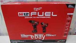 Milwaukee M12 FUEL Brushless Cordless Hammer Drill & Impact Driver Combo 3497-22