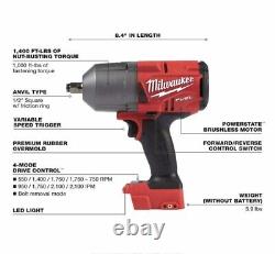 Milwaukee M18 FUEL 2767-20 1/2 Impact Wrench 48-11-1850RP Battery + Charger