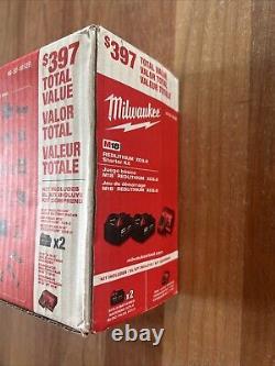 Milwaukee M18 XC5.0 Extended Capacity Battery 2 Pack withCharger 48-59-1852B