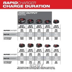 Milwaukee Tool 48-59-1802 M18 Dual Bay Simultaneous Rapid Battery Charger