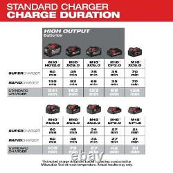 Milwaukee compact battery m18 sequential port charger 6 pack charging station