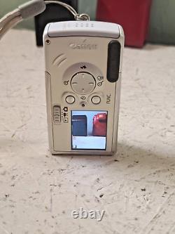 Mint Canon IXY Retro Digital Camera 4.0 MP OEM IXY Red Case + Battery + Charger