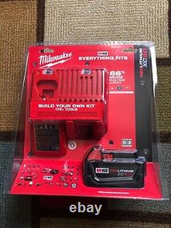 NEW Milwaukee M18 XC5.0 Red Lithium Battery & Charger Starter Kit 48-59-1850