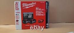 New Milwaukee M18 48-59-1862S with 6.0 Ah HIGH OUTPUT Batteries & Charger Kit