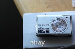Nikon COOLPIX S640 12.2MP Digital Camera & Battery TESTED WORKS No Charger