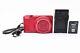 Nikon Coolpix S9100 Red 12.1mp 18x Zoom Digital Camera Battery Charger Set Japan