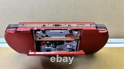 PSP-3000 SONY PSP Playstation Console Only+ Battery/Charger Used Red