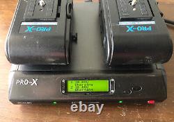 Pro-X XC-2LS Battery Charger And 2 Batteries Arri red Camera Anton Bauer Corex