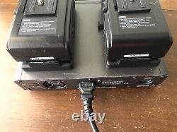 Pro-X XC-2LS Battery Charger And 2 Batteries Arri red Camera Anton Bauer Corex