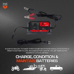 PulseTech XC400 Xtreme Charge 4 AMP Smart Battery Charger Black and Red