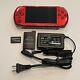Radiant Red Psp 3000 System With 8gb Memory Card, Charger, & Battery Bundle Import