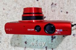 RED Canon PowerShot ELPH 130 IS 16.0MP Wifi + Charger & 4 Battery and 4Gb memory
