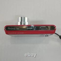 Sony CyberShot DSC-W330 14.1MP Digital Camera Red HTF Battery + Charger & Card