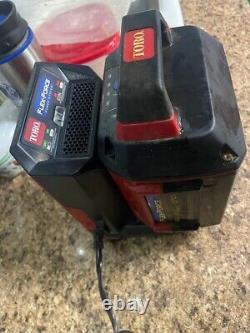 TORO Flex-Force Power System 60-Volt Max 5.0 Battery USED WithCHARGER! L270