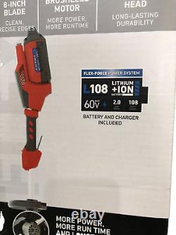 Toro 60 Volt Flex Force Cordless Stick Edger Sealed (BATTERY + CHARGER INCLUDED)