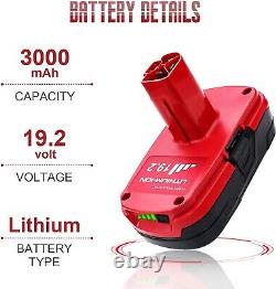 19,2 volts 3,0Ah pour la batterie / chargeur Craftsman C3 DieHard Lithium ion XCP 11375