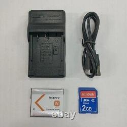 Appareil photo numérique Sony CyberShot DSC-W330 14.1MP Rouge avec batterie HTF + chargeur & carte