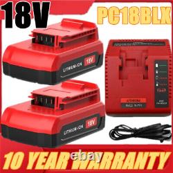 Batterie/Chargeur au lithium 18V 3.0Ah pour outil Porter Cable 18V PC18BLX PC18BL