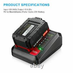 Batterie lithium-ion 20 volts 7,0 Ah 2/4Pack pour Porter Cable 20V Max PCC680L PCC685