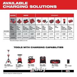 Chargeur de batterie compact Milwaukee M18 à port séquentiel, station de charge 6 pack