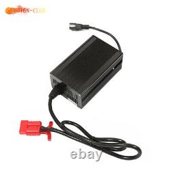 Chargeur de batterie de 24V pour balayeuse de sol avec connecteur rouge de style SB50 de 10 ampères