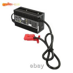 Chargeur de batterie de 24V pour balayeuse de sol avec connecteur rouge de style SB50 de 10 ampères