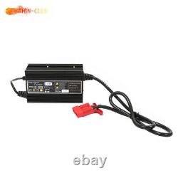 Chargeur de batterie de 24V pour balayeuse de sol avec connecteur rouge de style SB50 de 10 ampères