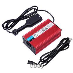 Chargeur de batterie de style D avec cordon d'alimentation pour chariot de golf EZGO TXT 36V 18A de 1996 à 2023.