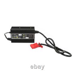 Chargeur de batterie pour autolaveuse 24V 10A avec connecteur rouge de style SB50 Nouveau