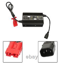 Chargeur de batterie pour autolaveuse de sol 24V avec connecteur rouge de style SB50 10 Amp 1.1m