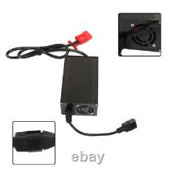 Chargeur de batterie pour autolaveuse de sol 24V avec connecteur rouge de style SB50 10 Amp 1.1m