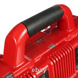 Chargeur de batterie rapide Milwaukee 6 ports sur le chantier 4 fois plus rapide sans fil multi-tension