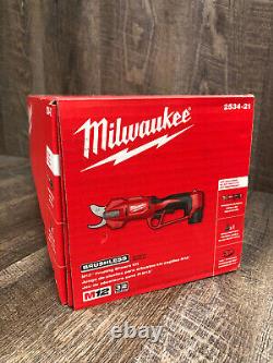 Cisaillement de taille sans fil Milwaukee M12 12V scellé avec batterie, chargeur 2534-21