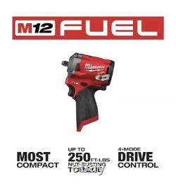 Ensemble clé à chocs Milwaukee M12 Fuel