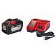 Ensemble De Démarrage De Batterie Et Chargeur Milwaukee M18 Redlithium High Output Hd 12.0ah