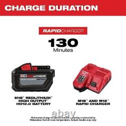 Ensemble de démarrage de batterie et chargeur Milwaukee M18 Redlithium High Output Hd 12.0Ah