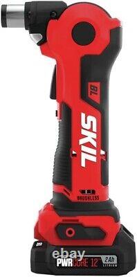 Ensemble marteau automatique SKIL PWR CORE 12 sans balai 12V avec batterie 2.0Ah et chargeur PWR JUMP