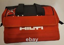 Grand lot d'outils ? Chargeur Hilti, batterie et grand sac à outils Hilti utilisé