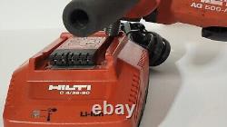 HILTI AG 500-A22 Meuleuse sans fil avec batterie B22 8.0 et chargeur Fonctionne parfaitement