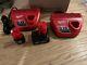 Kit De Batterie Milwaukee M12 Redlithium 4.0ah Et 1.5ah Avec Deux Chargeurs