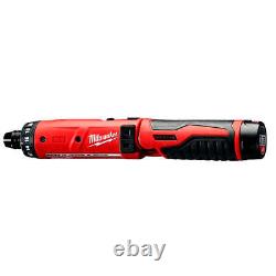 Milwaukee 2101-22 M4 4V Tournevis Hexagonal 1/4 pouce avec Batteries