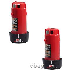 Milwaukee 2101-22 M4 4V Tournevis Hexagonal 1/4 pouce avec Batteries