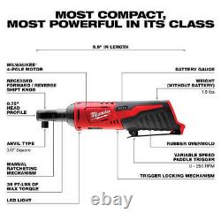 Milwaukee 2497-24B M12 12V Ensemble d'outils combiné sans fil au lithium-ion 4 outils