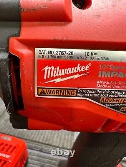 Milwaukee 2767-20 M18 1/2 Clé à chocs haute couple avec batterie 5ah + chargeur