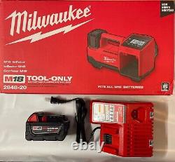 Milwaukee 2848-20 Gonfleur avec batterie et chargeur Neuf dans la boîte