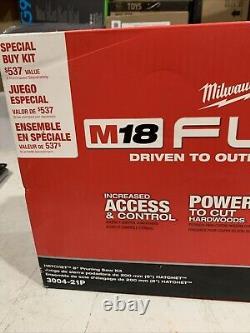 Milwaukee 3004-21P M18 FUEL 18V HACHETTE Kit de scie d'élagage avec batterie/chargeur 6.0