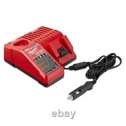 Milwaukee 48-59-1810 M18 /M12 12V/24V Chargeur de véhicule, Utilisation pour les batteries M18/M12.