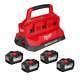 Milwaukee 48-59-1844 M18 18v Batterie Haute CapacitÉ Hd12.0 & Kit De Chargeur Packout